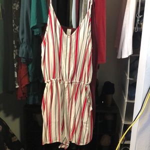 Striped romper